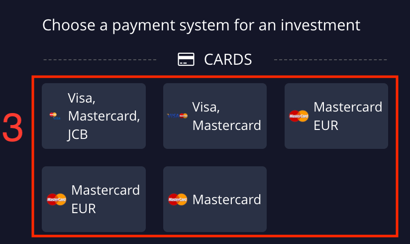 How to Deposit Money in Pocket Option via Bank Cards (Visa / Mastercard / JCB)